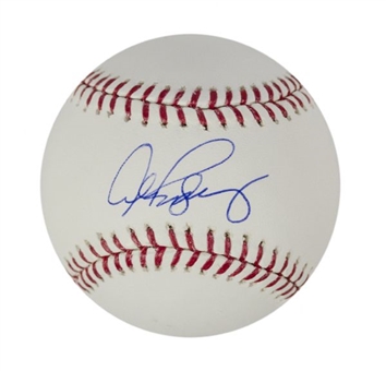 Alex Rodriguez Single-Signed Official Major League Baseball - Graded Overall 9.5 By PSA/DNA